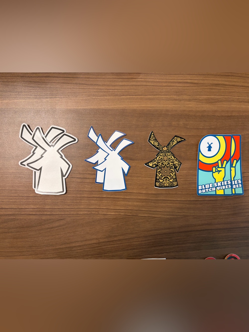 Dutch Bros Windmill Sticker Set - Picture 2 of 3